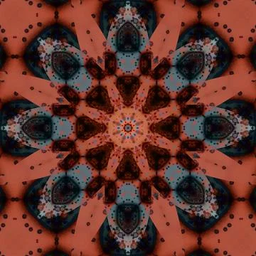 Seamless abstract square pattern. Ethnic pattern. Stock Photos