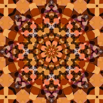 Seamless abstract square pattern. Ethnic pattern. Foto stock