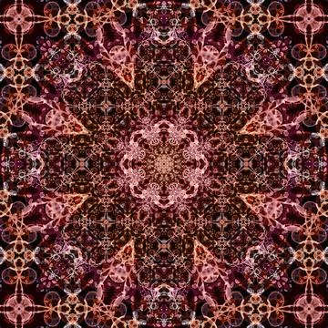 Seamless abstract square pattern. Ethnic pattern. Stock Photos