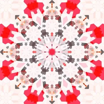 Seamless abstract square pattern. Ethnic pattern. Stock Photos