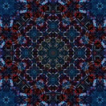 Seamless abstract square pattern. Ethnic pattern. Foto stock