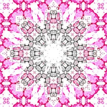 Seamless abstract square pattern. Ethnic pattern. Foto stock