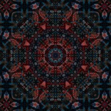 Seamless abstract square pattern. Ethnic pattern. Stock Photos