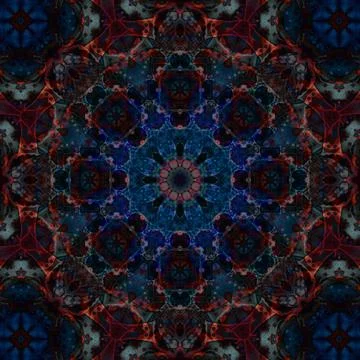 Seamless abstract square pattern. Ethnic pattern. Foto stock