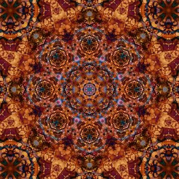 Seamless abstract square pattern. Ethnic pattern. Stock Photos