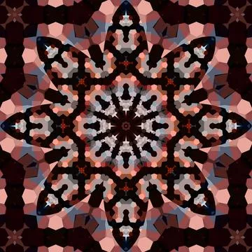 Seamless abstract square pattern. Ethnic pattern. Stock Photos