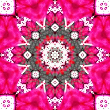 Seamless abstract square pattern. Ethnic pattern. Stock Photos