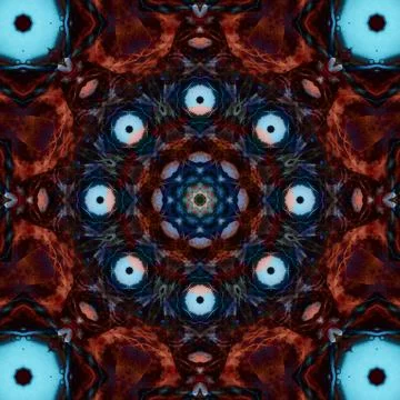 Seamless abstract square pattern. Ethnic pattern. Stock Photos