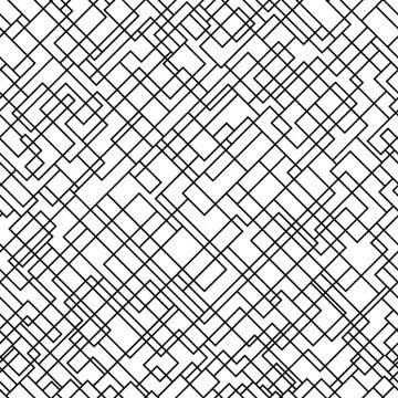 Seamless abstract square pattern. Stock Illustration