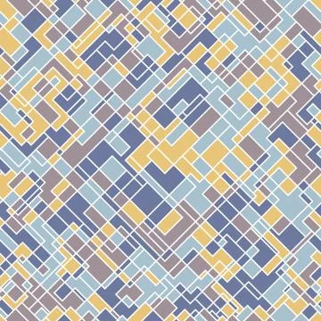Seamless abstract square pattern. Stock Illustration