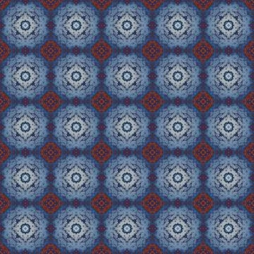 Seamless abstract square pattern. Modern texture - digital art. Fabric abst.. Illustrazione stock