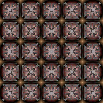 Seamless abstract square pattern. Modern texture - digital art. Fabric abst.. Illustrazione stock