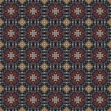 Seamless abstract square pattern. Modern texture - digital art. Fabric abst.. イラスト素材