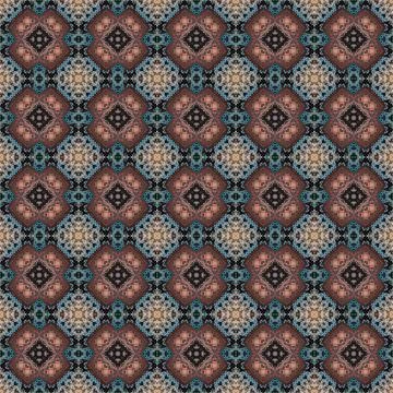 Seamless abstract square pattern. Modern texture - digital art. Fabric abst.. Stock Illustration