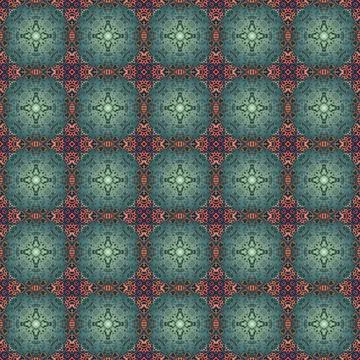 Seamless abstract square pattern. Modern texture - digital art. Fabric abst.. Stockillustratie