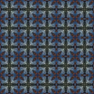 Seamless abstract square pattern. Modern texture - digital art. Fabric abst.. Stock Illustration