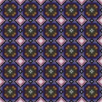 Seamless abstract square pattern. Modern texture - digital art. Fabric abst.. Stock Illustration
