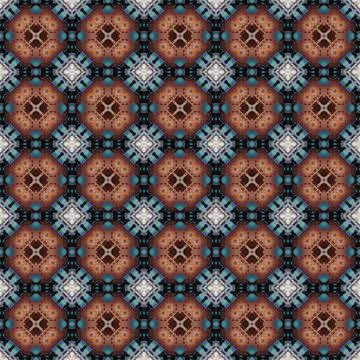 Seamless abstract square pattern. Modern texture - digital art. Fabric abst.. Illustrazione stock