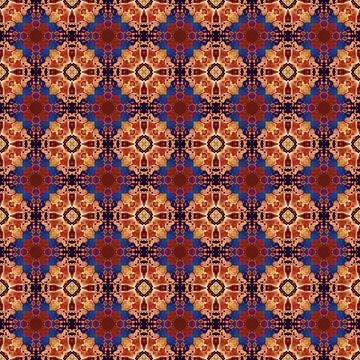 Seamless abstract square pattern. Modern texture - digital art. Fabric abst.. Stock Illustration