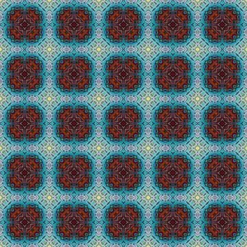 Seamless abstract square pattern. Modern texture - digital art. Fabric abst.. Stock Illustration