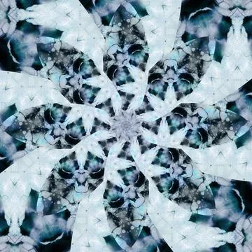 Seamless abstract square pattern. Symmetrical round pattern. Author's pattern Stock Photos