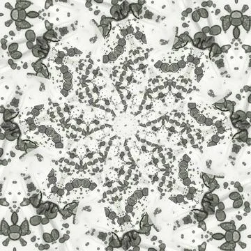 Seamless abstract square pattern. Symmetrical round pattern. Author's pattern 스톡 사진