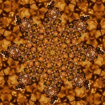 Seamless abstract square pattern. Symmetrical round pattern. Author's pattern 스톡 사진