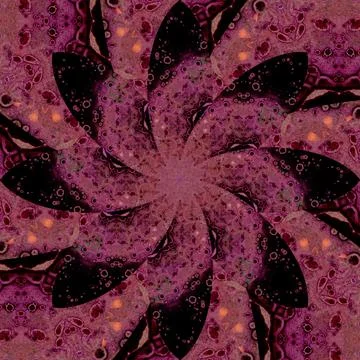 Seamless abstract square pattern. Symmetrical round pattern. Author's pattern Stock Photos