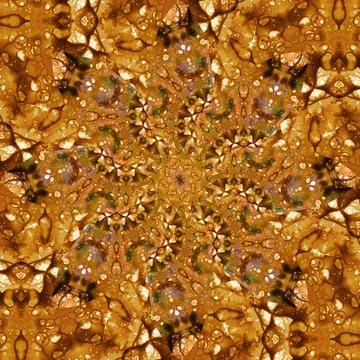 Seamless abstract square pattern. Symmetrical round pattern. Author's pattern 스톡 사진