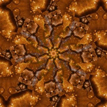 Seamless abstract square pattern. Symmetrical round pattern. Author's pattern 스톡 사진