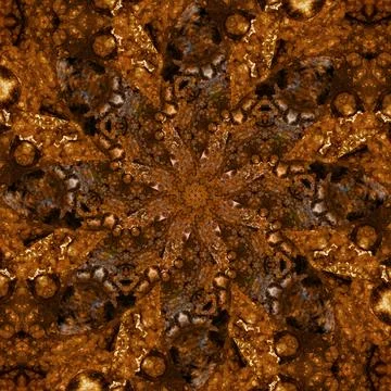 Seamless abstract square pattern. Symmetrical round pattern. Author's pattern Stock Photos