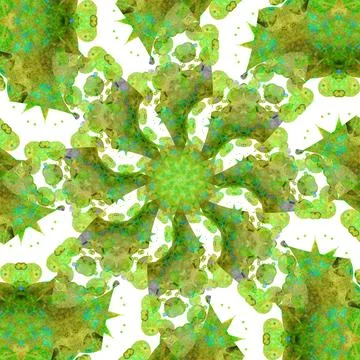 Seamless abstract square pattern. Symmetrical round pattern. Author's pattern Stock Photos