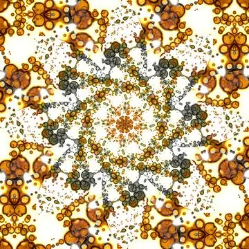 Seamless abstract square pattern. Symmetrical round pattern. Author's pattern 스톡 사진