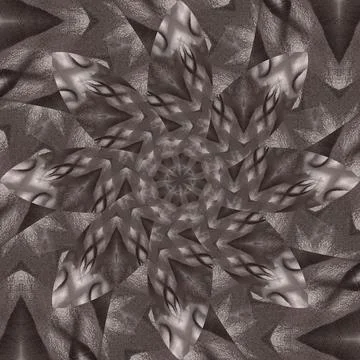 Seamless abstract square pattern. Symmetrical round pattern. Author's pattern 스톡 사진