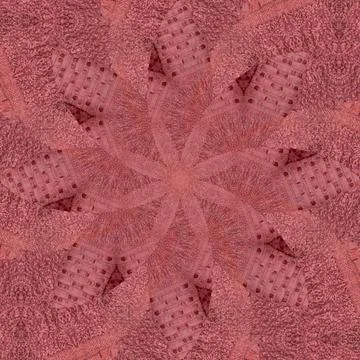 Seamless abstract square pattern. Symmetrical round pattern. Author's pattern 스톡 사진
