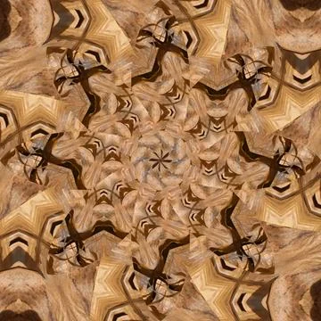 Seamless abstract square pattern. Symmetrical round pattern. Author's pattern 스톡 사진