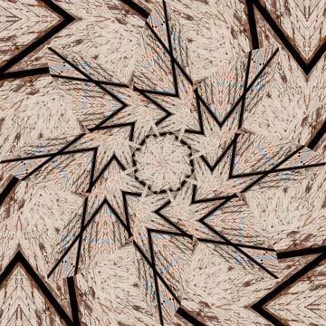 Seamless abstract square pattern. Symmetrical round pattern. Author's pattern 스톡 사진
