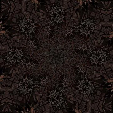 Seamless abstract square pattern. Symmetrical round pattern. Author's pattern Stock Photos