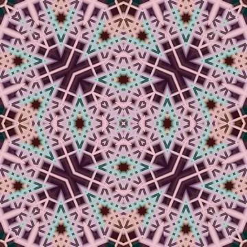 Seamless abstract square pattern. Watercolor and alcohol ink. Author's patter Stock Illustration