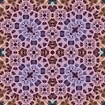 Seamless abstract square pattern. Watercolor and alcohol ink. Author's patter Stock Illustration