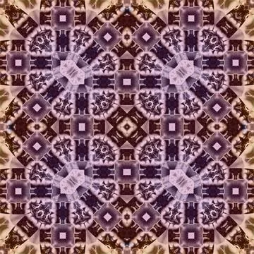 Seamless abstract square pattern. Watercolor and alcohol ink. Author's patter Illustrazione stock