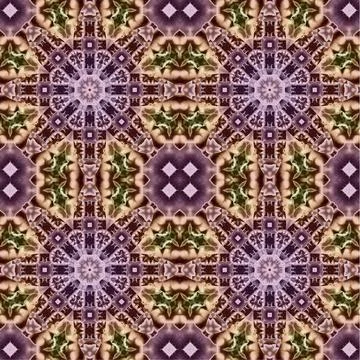 Seamless abstract square pattern. Watercolor art texture Stock Illustration