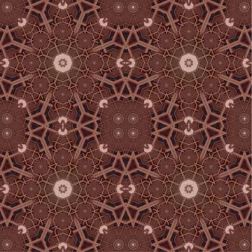 Seamless abstract square pattern. Watercolor art texture Stock Illustration