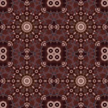 Seamless abstract square pattern. Watercolor art texture Stock Illustration