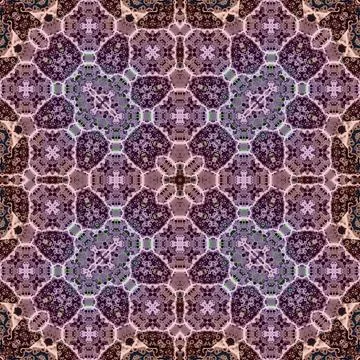 Seamless abstract square pattern. Watercolor and alcohol ink. Author's patter Stock Illustration