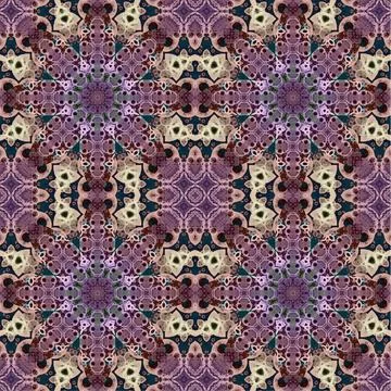 Seamless abstract square pattern. Watercolor art texture Stock Illustration