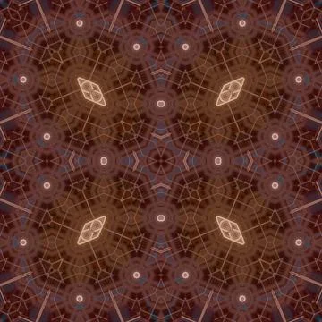 Seamless abstract square pattern. Watercolor and alcohol ink. Author's patter Stock Illustration