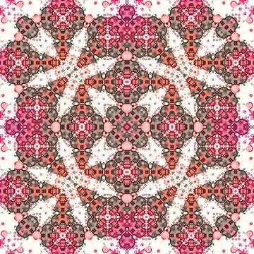 Seamless abstract square pattern. Watercolor and alcohol ink. Author's patter Illustrazione stock