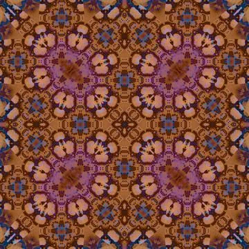 Seamless abstract square pattern. Watercolor and alcohol ink. Author's patter Illustrazione stock