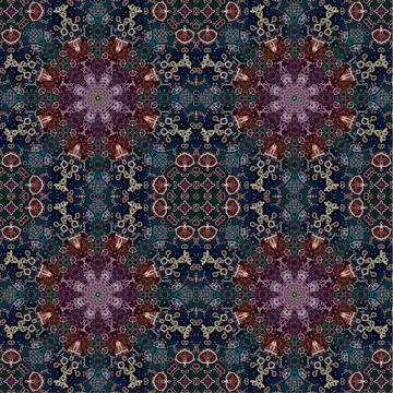 Seamless abstract square pattern. Watercolor art texture Stock Illustration